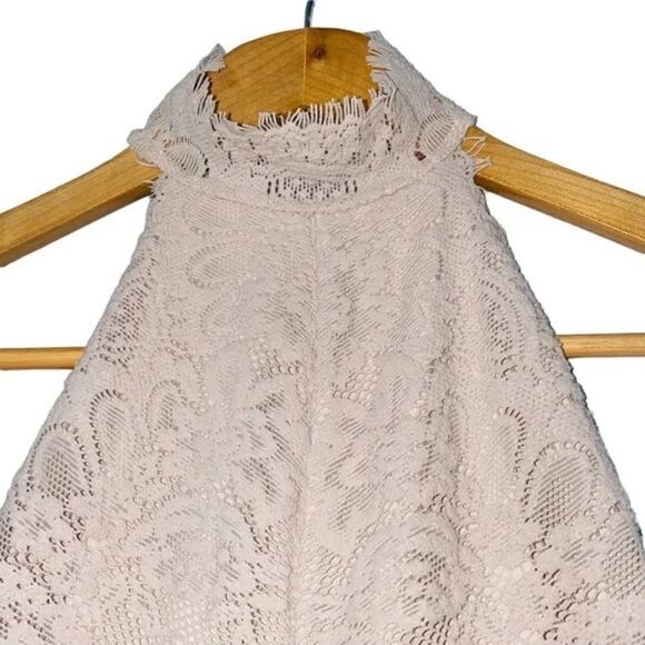 ✨ FREE PEOPLE Harper High Neck Halter Lace Dress✨ - Picture 11 of 14